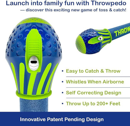 GETMOVIN SPORTS THROWPEDO - The Ultimate Long-Distance Underhand Throw and Catch Game with