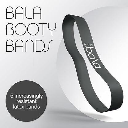 Bala Booty Bands Resistance Bands for Women & Men - Elastic Exercise Bands for Working Out - Wrist