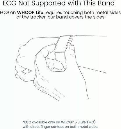 Arm Band Compatible with Whoop 5.0 Bicep Band, Soft Breathable Nylon Adjustable Strap with Case for