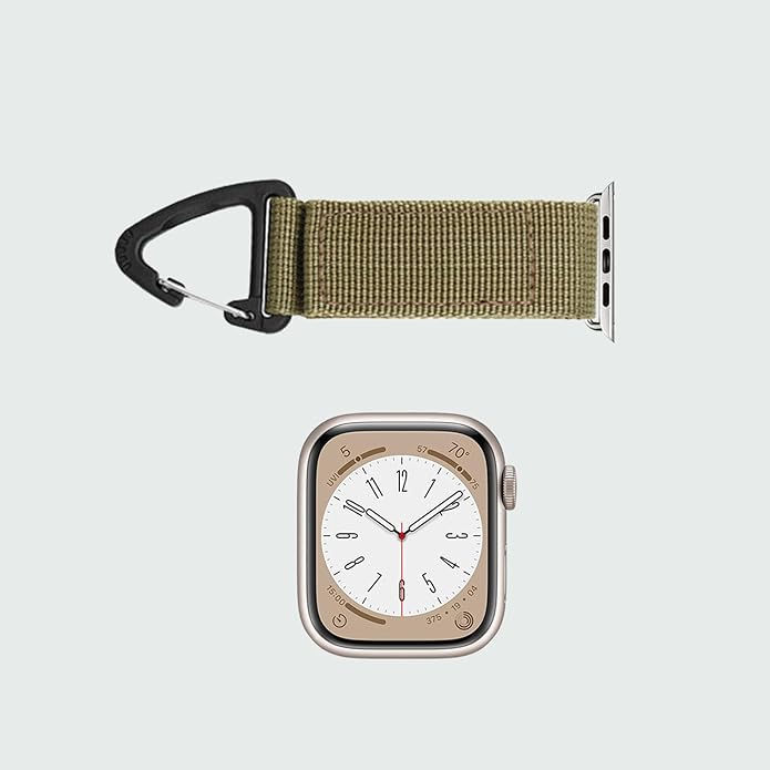 Tactical Duty Belt Keychain Compatible with Apple Watch 38mm 40mm 41mm 42mm 44mm 45mm 46mm 49mm