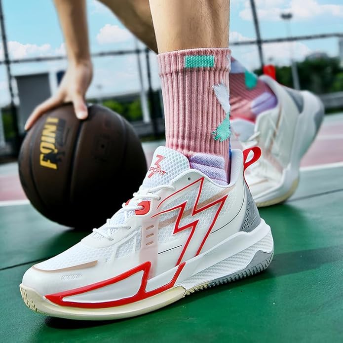 Women Basketball Shoes Fashion Sneakers Comfortable Unisex Athletic Lightweight Non Slip Outdoor