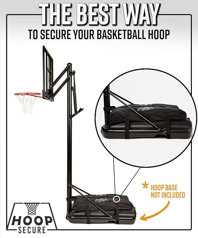The Original Solution - Heavy Duty Weighted Base Anchor for Basketball Hoops - Weather Resistant