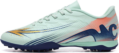 Men's High Top Soccer Shoes FG Long Spikes Adult Football Shoes Lightweight Professional Athletic