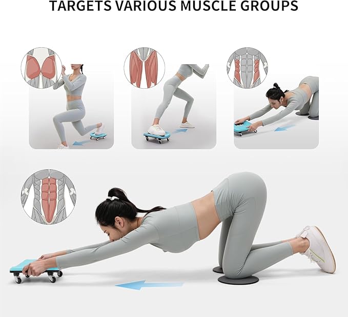 PROIRON Ab Roller with Knee Pads for Abs Workout, Multifunctional Ab Roller Wheel for Abs Workout