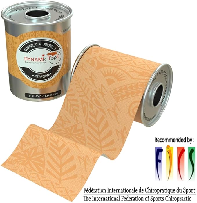 Dynamic Tape Original | Biomechanical Adhesive Tape | Physio Tape for Knee, Ankle, Shoulder, Leg