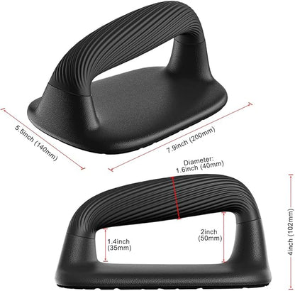 Kipika Push Up Bars, Pushup Stands, Anti-Slip Soft Plastic Push Up Handles, Bottom Anti-Slip Pad
