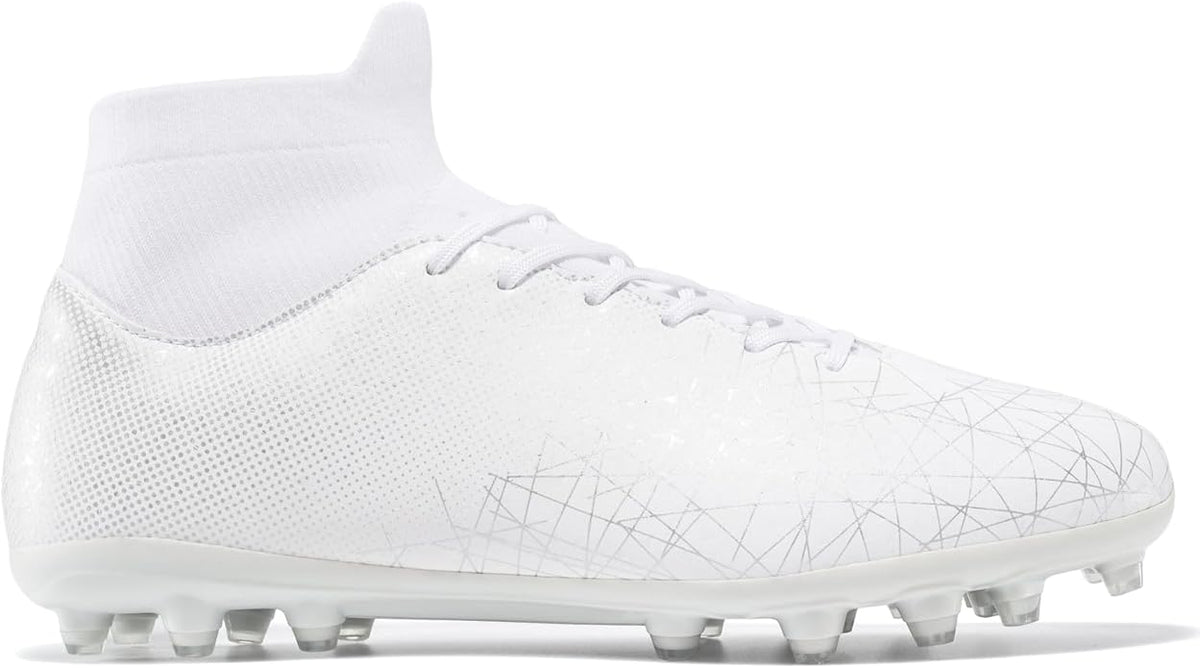 Kids Soccer Cleats High Top Training Youth Football Cleats, Boys Girls Athletic Outdoor