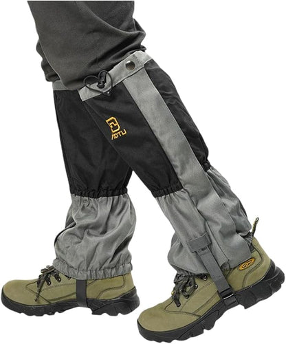 Adjustable Leg Gaiters,Snow Boot Guard Gators,Shoe Gaiters,Waterproof Hiking Gaiters for