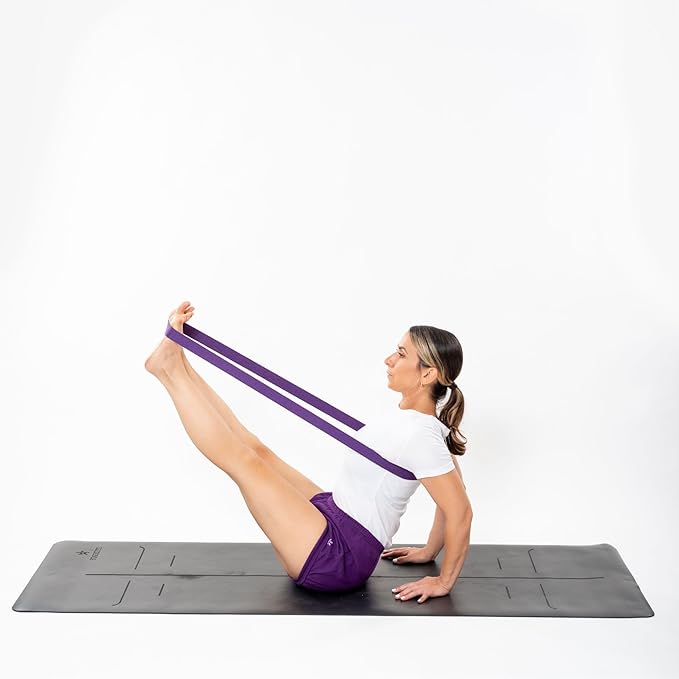 Yoga Strap - Adjustable D-Ring Buckle Yoga Belt for Pilates, Gym Workouts, and Physical Therapy |