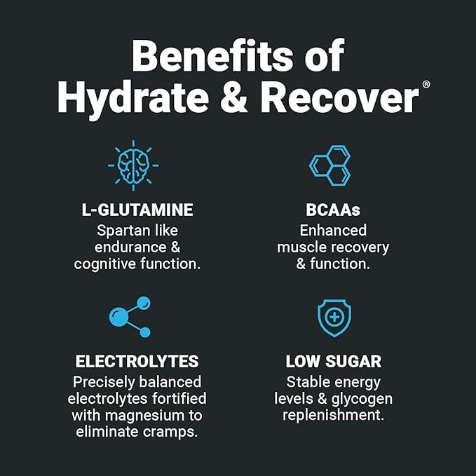 Wilderness Athlete - Hydrate & Recover | Liquid Hydration Powder Electrolyte Drink Mix - Recover