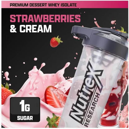 Nutrex Research IsoFit Whey Protein Powder Instantized 100% Whey Protein Isolate (70 Servings