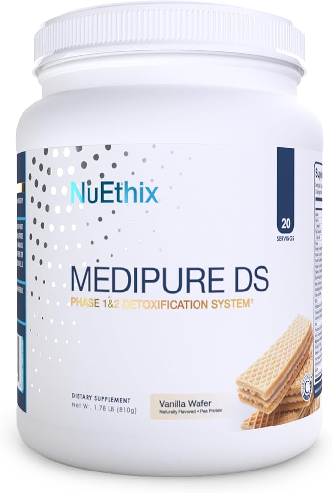 NuEthix Formulations Medipure DS with Pea Protein Phase 1 & 2 Detoxification System, Supplement to