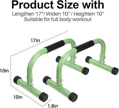 AmazeFan Parallettes Bars, Push Up Bars Strength Training For Handstands, Full Planche & Dips
