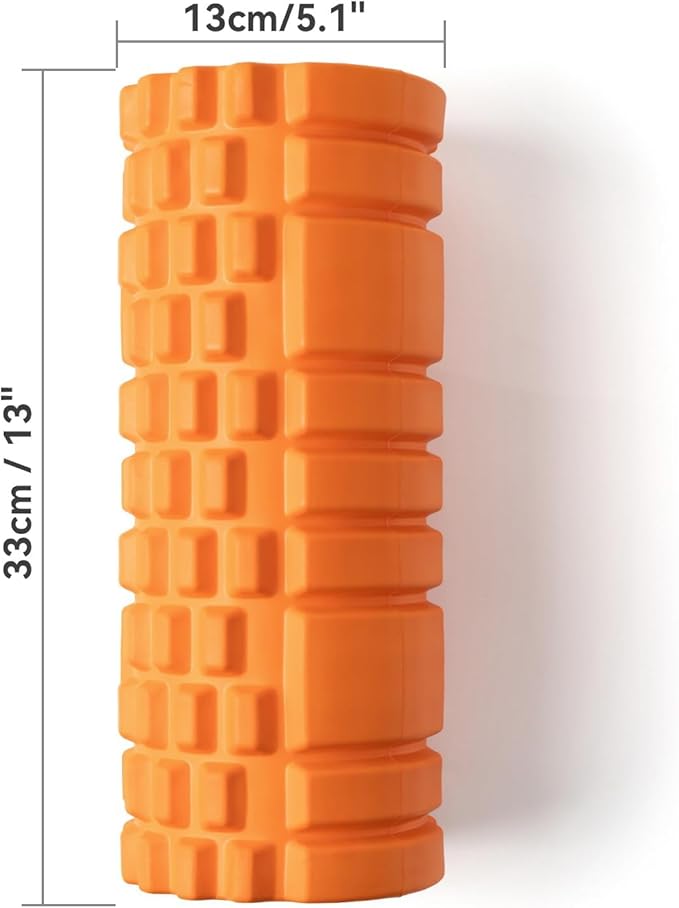 Foam Roller High Density 13" Patented Exercise Roller for Deep Tissue Muscle Massage, Muscle