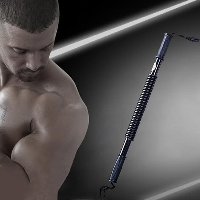 Boshen Power Twister Bar for Arm Upper Body Strength Training Workout Heavy Duty Arm Builder