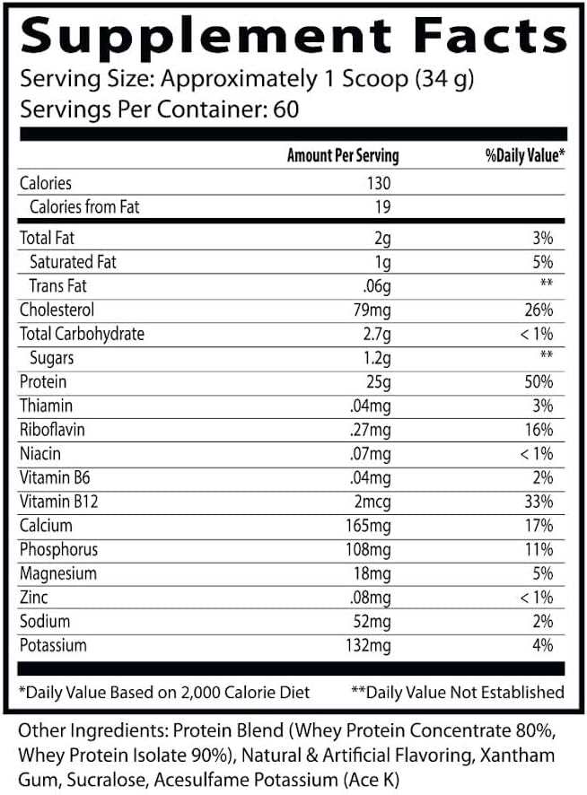 Insane Labz Insane Whey,100% Muscle Building Whey Protein, Post Workout, BCAA Amino Profile, Mass