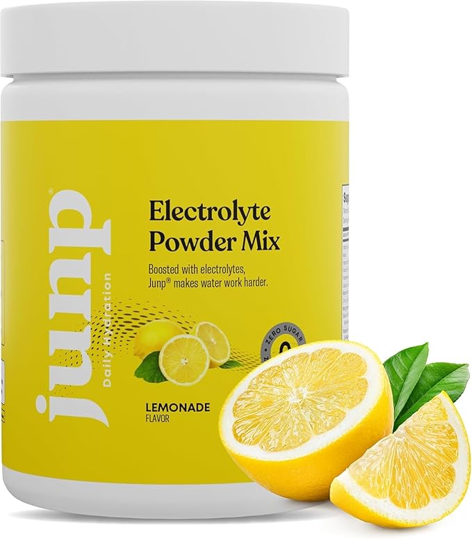 JUNP Electrolytes Powder No Sugar No Carbs – Lemonade Keto Electrolyte Drink Mix - Potassium & Salt