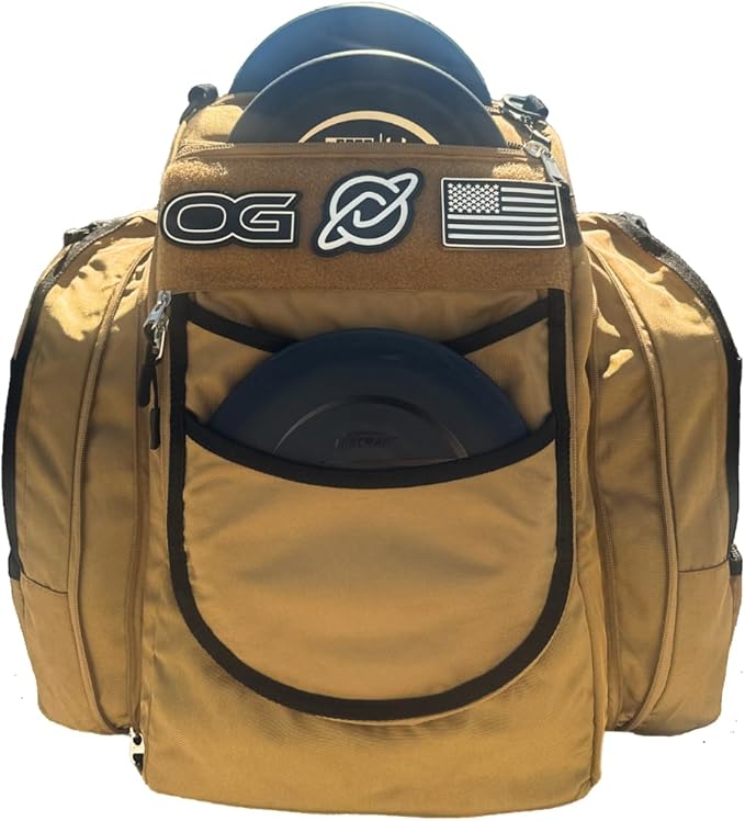 Discology Disc Golf OG V3 Disc Golf Bag | 26+ Disc Capacity | Premium Disc Golf Backpack Bag |