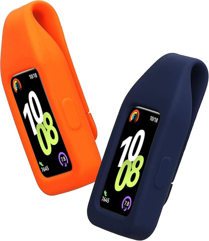 kwmobile 2X Clip Holders Compatible with Huawei Band 10/9 / 8 - Clip-On Holder Replacement Set