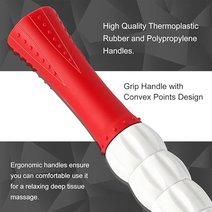 Muscle Roller Stick for Athletes - Deep Tissue Fascia Blaster & Roller Massager for Myofascial Pain