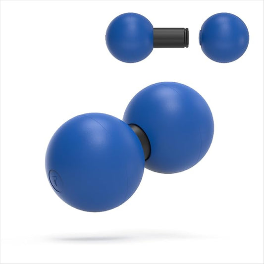 Rodo 2-in-1 Firm Peanut & Lacrosse Ball Roller | Deep Tissue Massage Tool for Fascia, Plantar