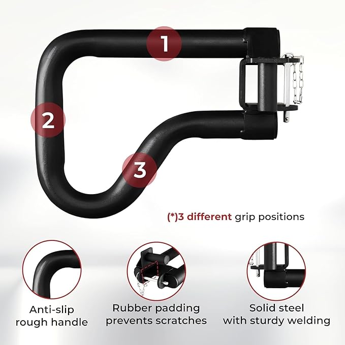 Yes4All Power Rack J-Hooks & Attachments ??Heavy Duty Barbell Holders Compatible with 2x2 & 3x3