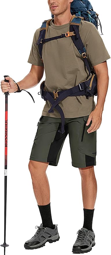 XKTTAC Men's Outdoor Quick Dry Lightweight Stretchy Shorts for Hiking, Tactical, Camping, Travel