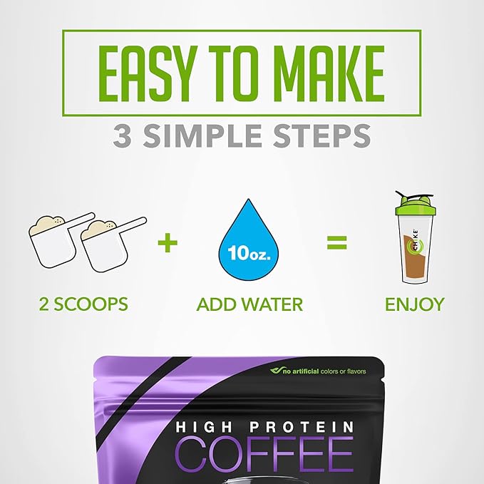 Chike Caramel High Protein Iced Coffee, 20 G Protein, 2 Shots Espresso, 1 G Sugar, Keto Friendly