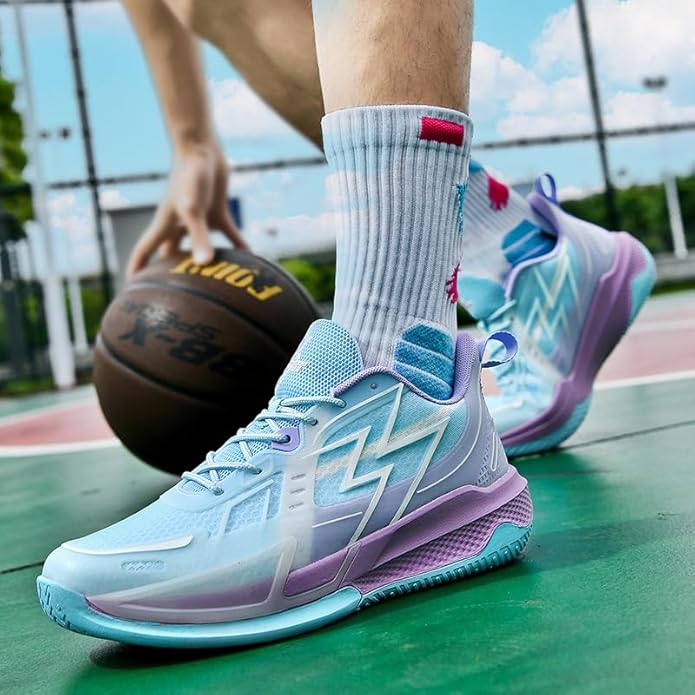 Women Basketball Shoes Fashion Sneakers Comfortable Unisex Athletic Lightweight Non Slip Outdoor