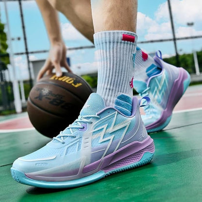 Women Basketball Shoes Fashion Sneakers Comfortable Unisex Athletic Lightweight Non Slip Outdoor