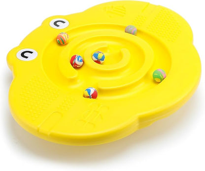 Maze Balance Board for Kids Plastic Wobble Rocker Balance Board with Mini Balls Load 170lb for