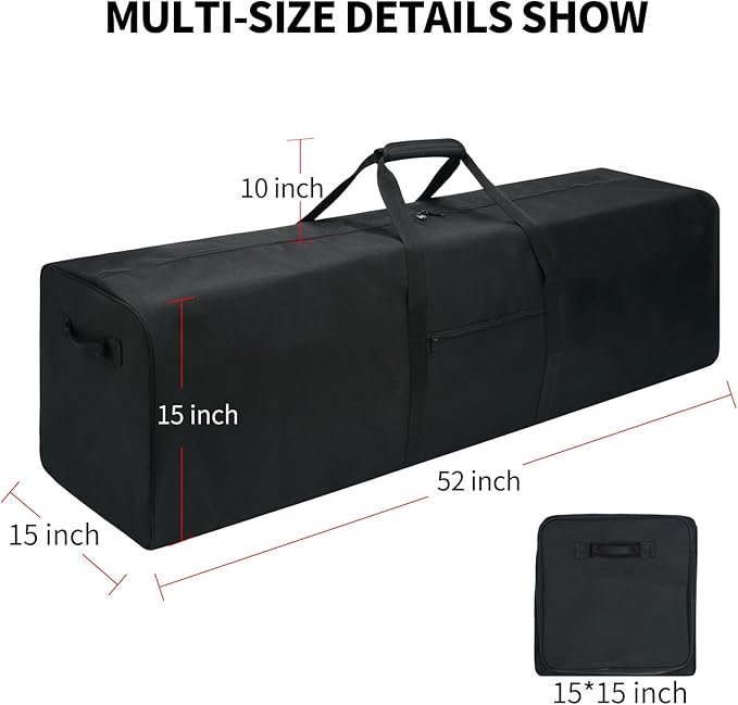 Urbanstand 52 Inch Large Duffle Bag for Travel Camping Sport Equipment Storage Bag with 2-way