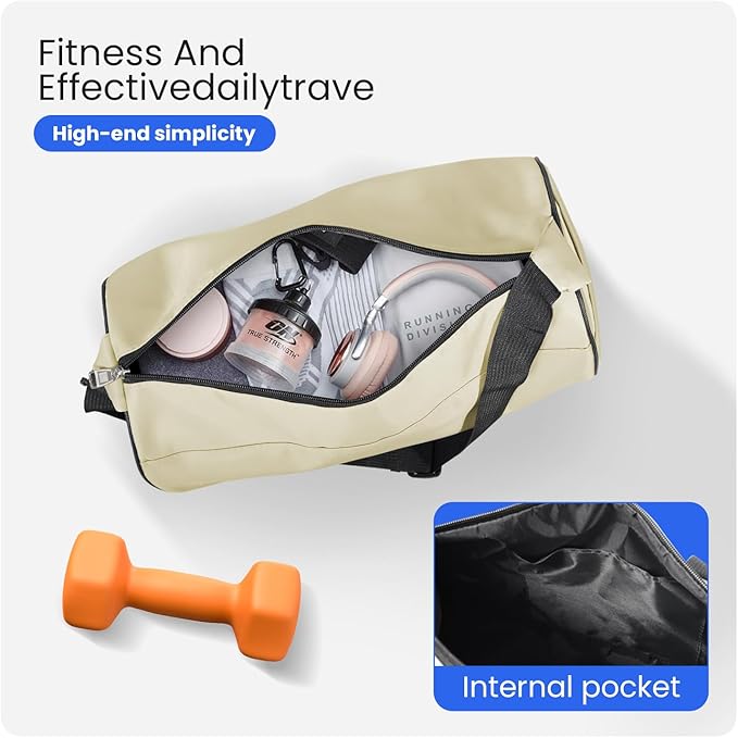 C&F BOGMOST Small Gym Bag for Women & Men,Small Lightweight Duffel Bag Carry On Bags Mini Duffel