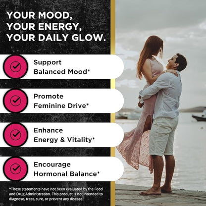 UNALTERED Hormone Balance & Mood Support for Women - Naturally Supports Hormonal Balance & Energy