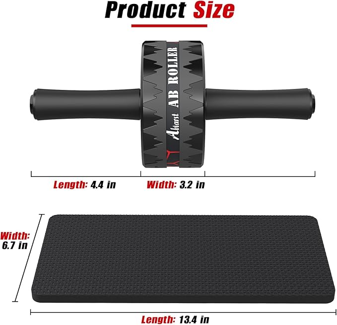 Ab Roller Wheel, Abs Workout Equipment for Abdominal & Core Strength Training, Home Gym Exercise