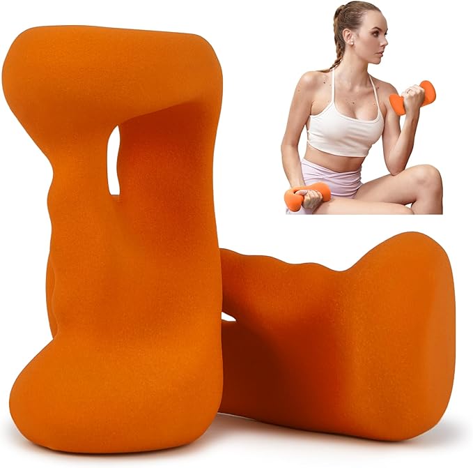Ergonomic Dumbbells Weights Set-Hand Weights for Women at Home, Ear Dumbbells Weights for Pilates