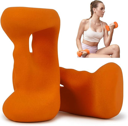 Ergonomic Dumbbells Weights Set-Hand Weights for Women at Home, Ear Dumbbells Weights for Pilates