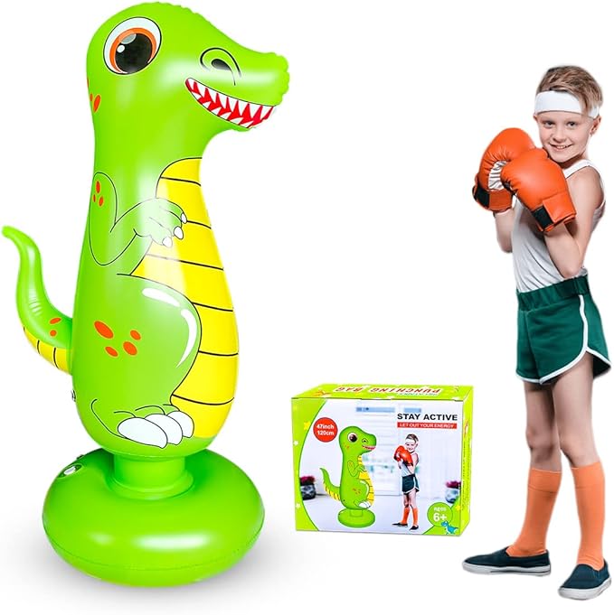 Punching Bag for Kids, Free Standing Boxing Bag for Bounce Back Focus Punching Bag for Practicing