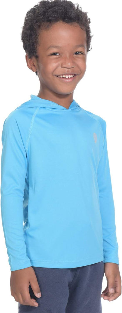 Hoodies for Boys Outdoor Recreation Shirts - Youth Athletic Tops Sun Protection UPF 50+