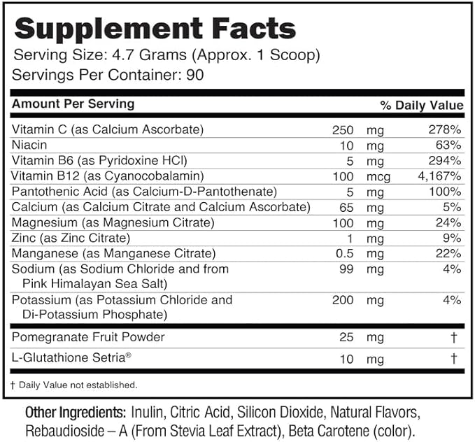 JUNP Electrolytes Powder No Sugar No Carbs – Fresh Squeezed Lemonade Drink Mix - Potassium & Salt
