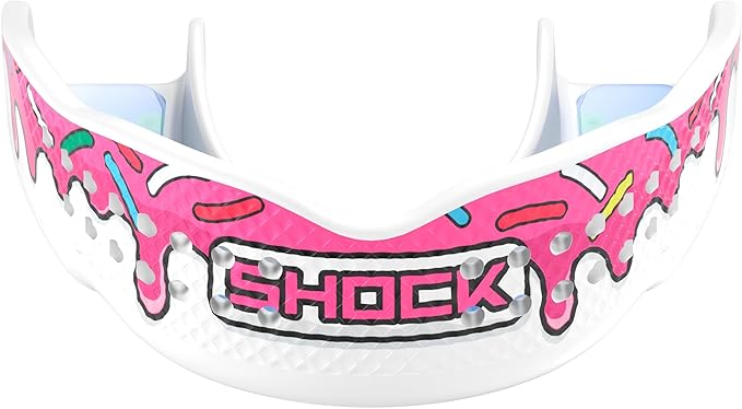 Shock Doctor Sports Mouth Guard, Breathable Low Profile Custom Fit, Basketball, Football, Lacrosse