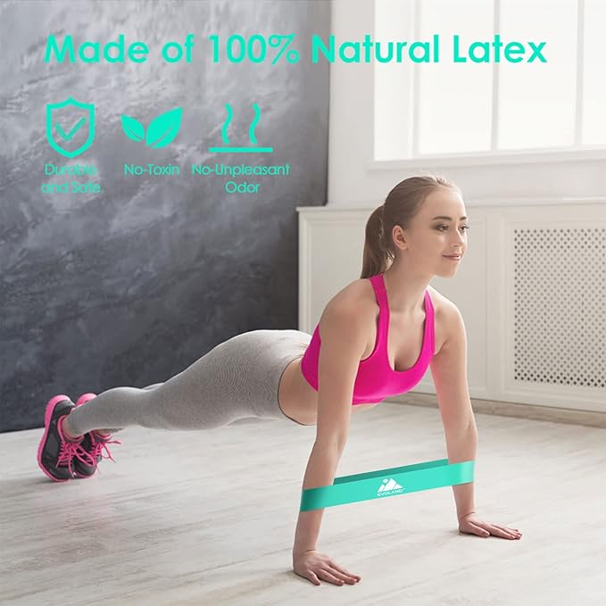 Resistance Bands Set, Workout Bands with Handles, Door Anchor, Ankle Straps and Carry Bag, Exercise