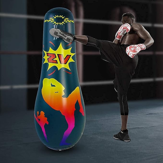 Punching Bag for Kids, Free Standing Boxing Bag for Bounce Back Focus Punching Bag for Practicing