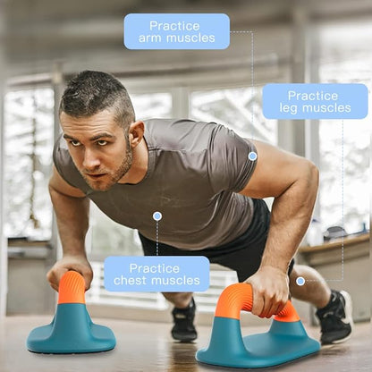 Dolibest Push Up Bars, Pushup Stands with Comfortable Push Up Handles, Bottom Anti-Slip Pad