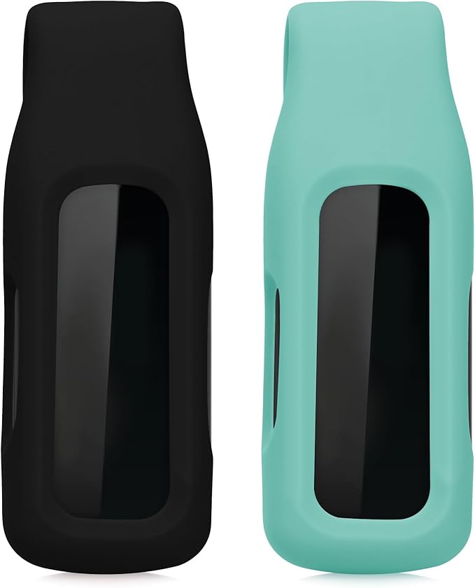 kwmobile 2X Clip Holders Compatible with Fitbit Inspire 3 / Inspire 2 / Ace 3 - Clip-On Holder