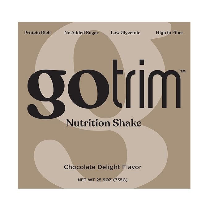 GoTrim Chocolate Protein Shakes Ready to Drink ??High Protein, High Fiber, Meal Replacement, No