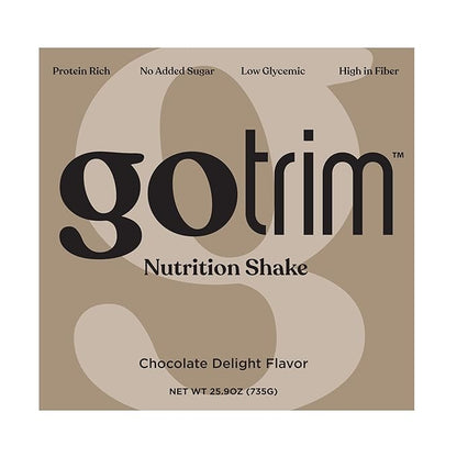 GoTrim Chocolate Protein Shakes Ready to Drink ??High Protein, High Fiber, Meal Replacement, No