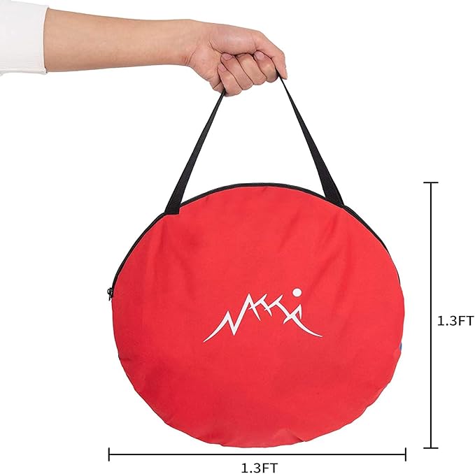 Portable PVC Framed Cornhole Game Set with 2 Collapsible Cornhole Boards, 8 Bean Bags and Carrying