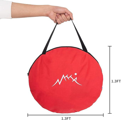 Portable PVC Framed Cornhole Game Set with 2 Collapsible Cornhole Boards, 8 Bean Bags and Carrying