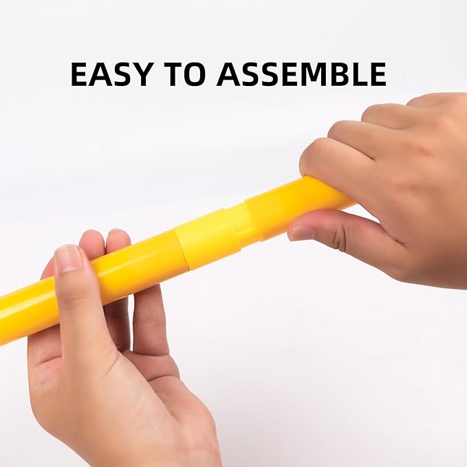 Agility Training Poles for Soccer/Dog/Horse,Adjustable Football Basketball Speed and Agility